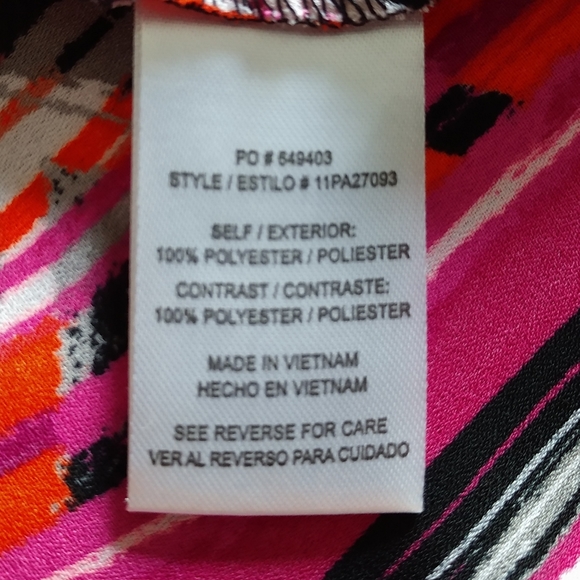 TARGET 1X Zig Zag Hem Sleeveless A-line Blouse NEW - Picture 8 of 10